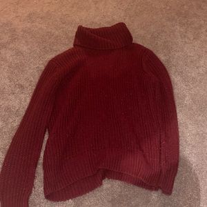 Size small pink republic red turtle neck sweater